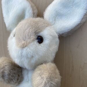 Vtg Bunny Rabbit toy Plush 1987 Graphics International 12" Stuffed Animal